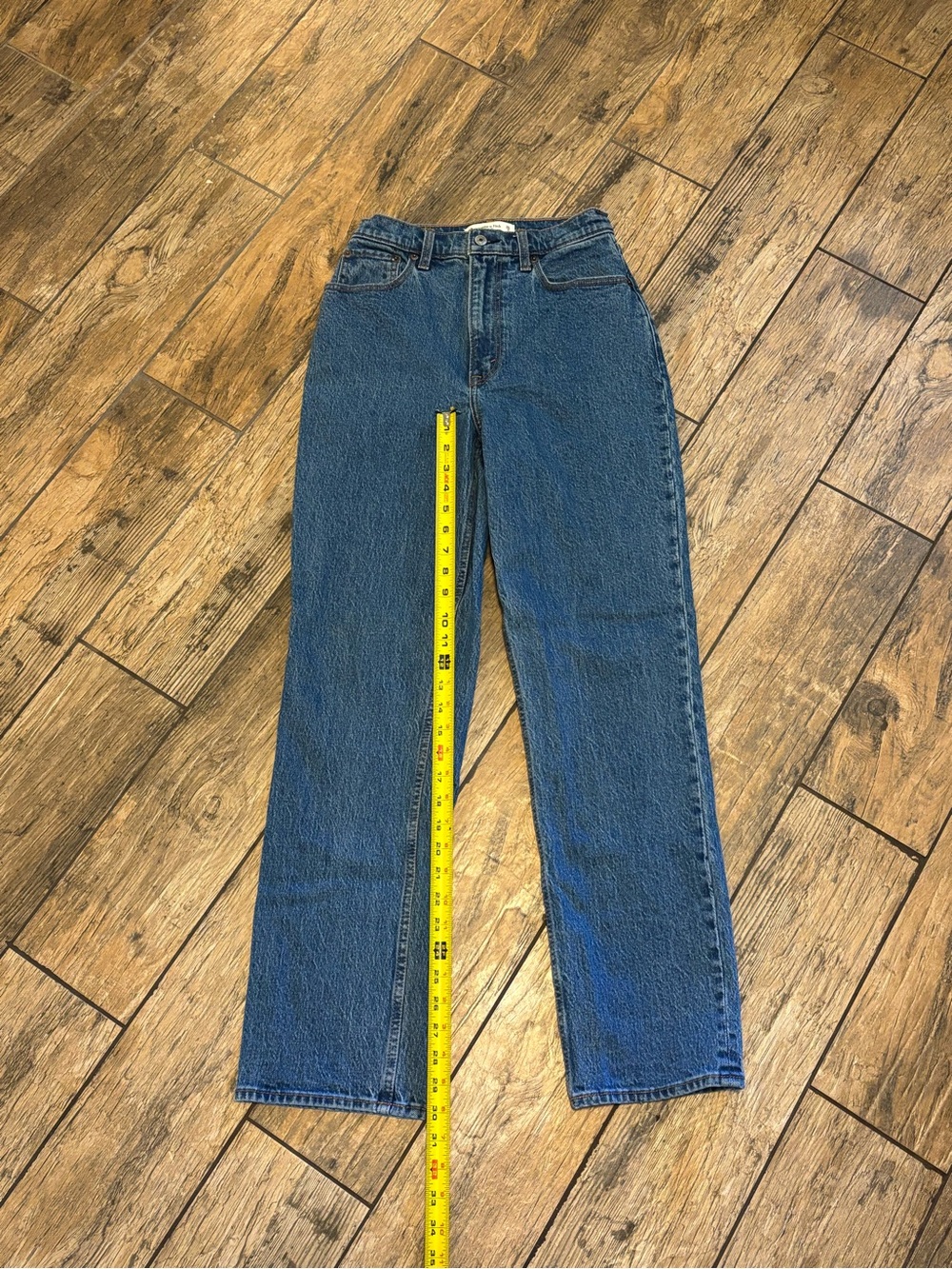 Women’s Abercrombie & Fitch 90’s Straight Ultra High Rise Jeans 26 2R Curve Love